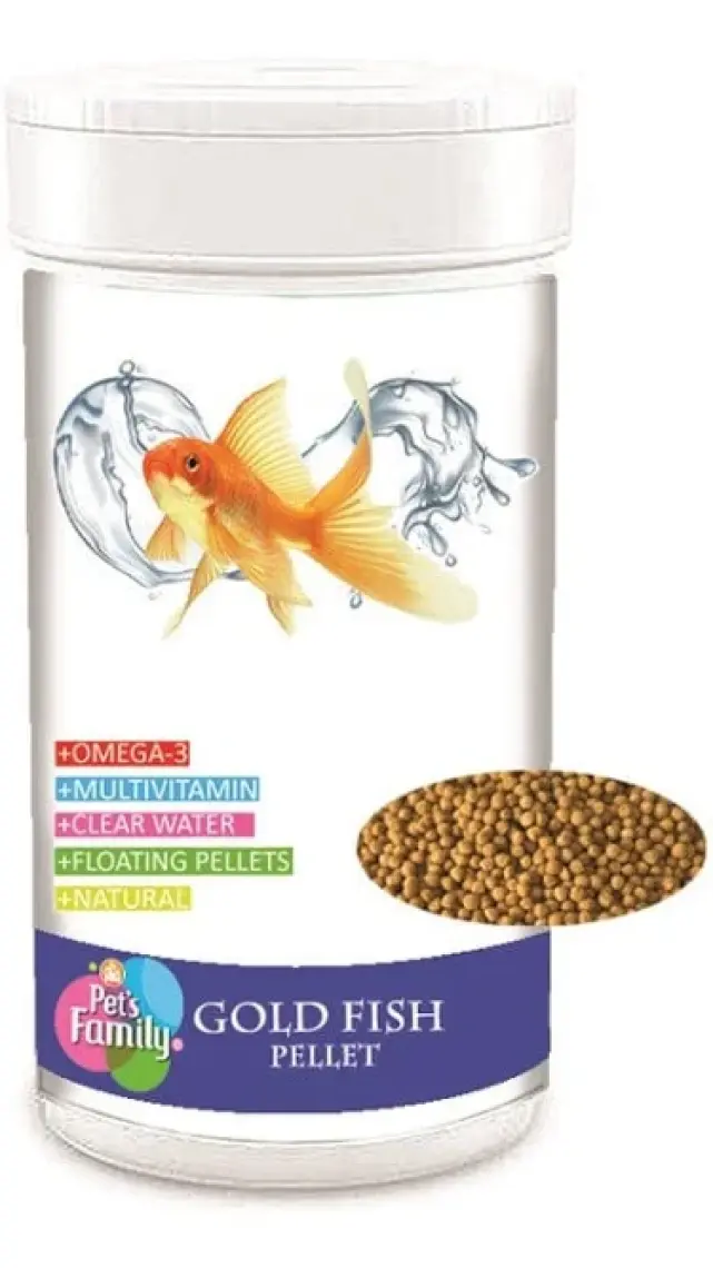 Pets Family Gold Fish Pellet 250ML/100G