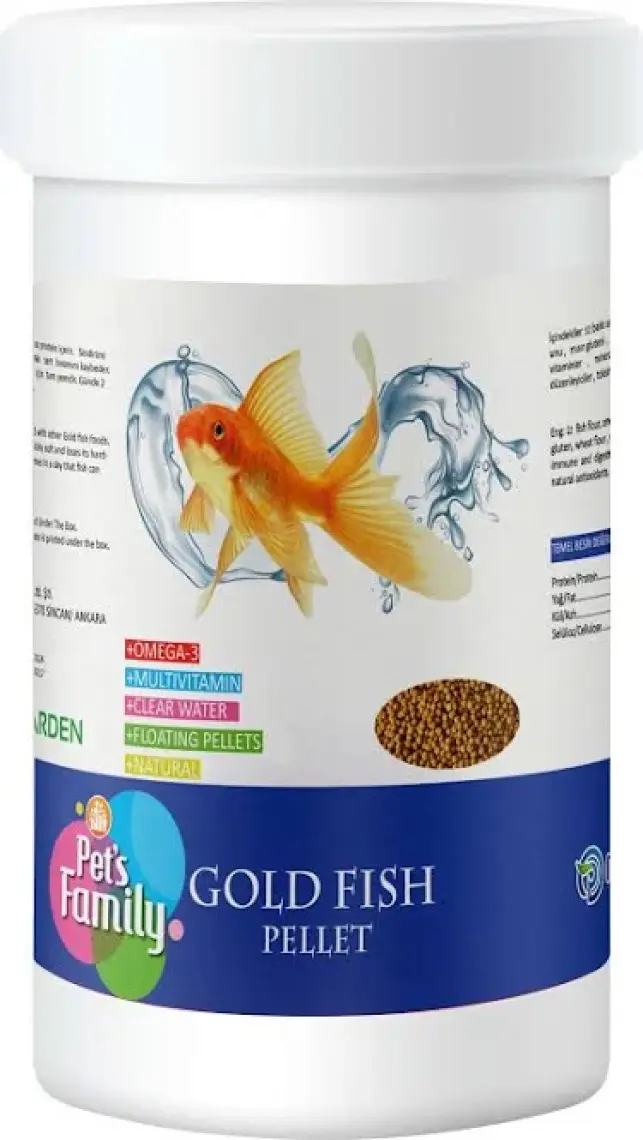 Pets Family Gold Fish Pellet 250ML/100G
