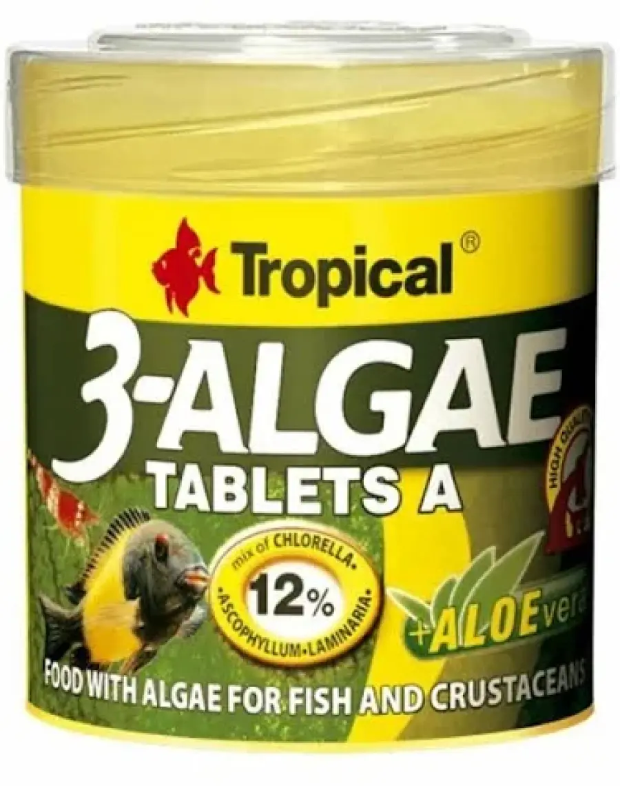 Tropical Tablet Balık Yemi Bitkisel Algae Tablet 50 ml