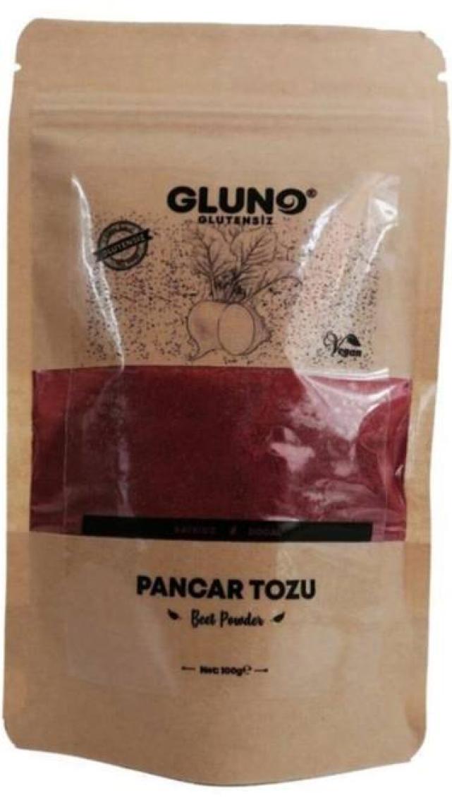 Gluno Glutensiz Pancar Tozu 100 gr