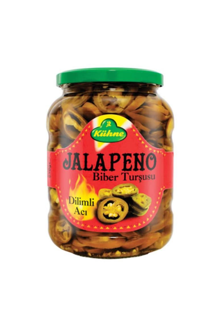 Kuhne Jalapeno Biber Turşusu Dilimli 650 gr