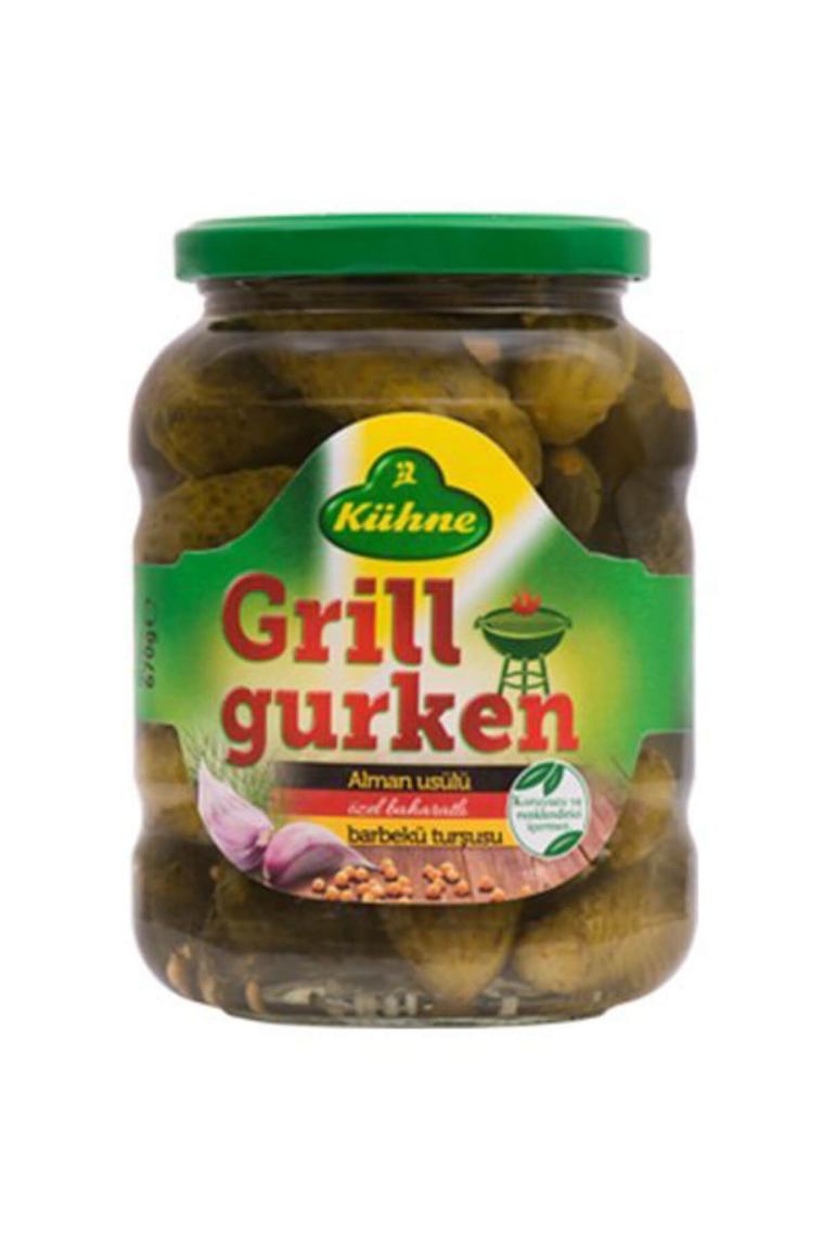 Grill Gurken Alman Tipi Barbekü Turşusu 720 ml