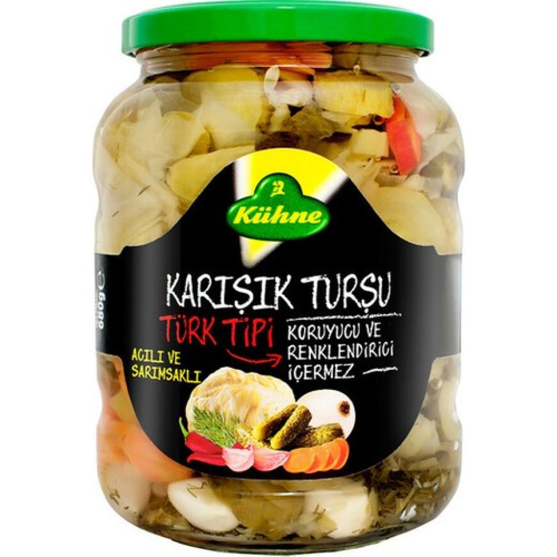 Kühne Türk Tipi Karışık Turşu 680 ml
