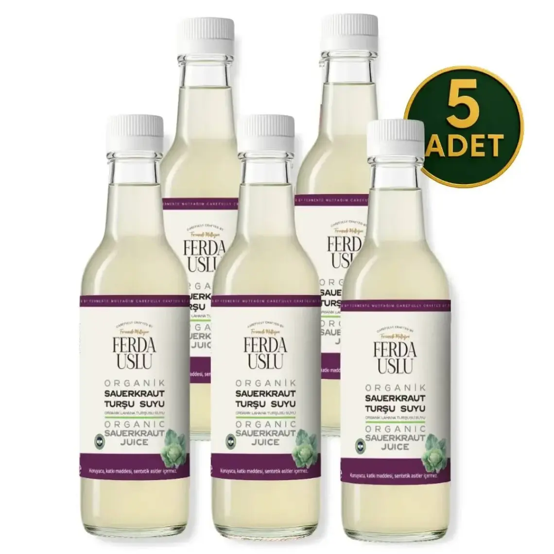 Fermente Mutfağım 5'li Probiyotik Turşu Suyu 250 ml