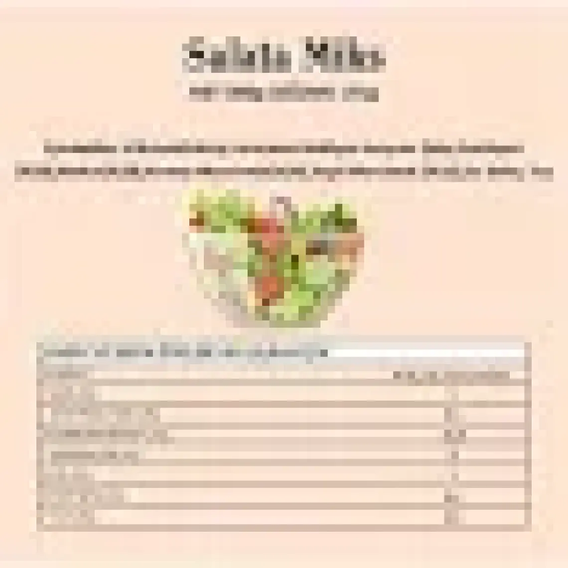 The Good Wild Fermante Salata Miks Karma 6'lı Paket