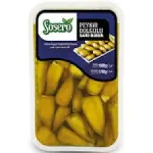Sosero Peynir Dolgulu Sarı Biber 1300 gr Tabak