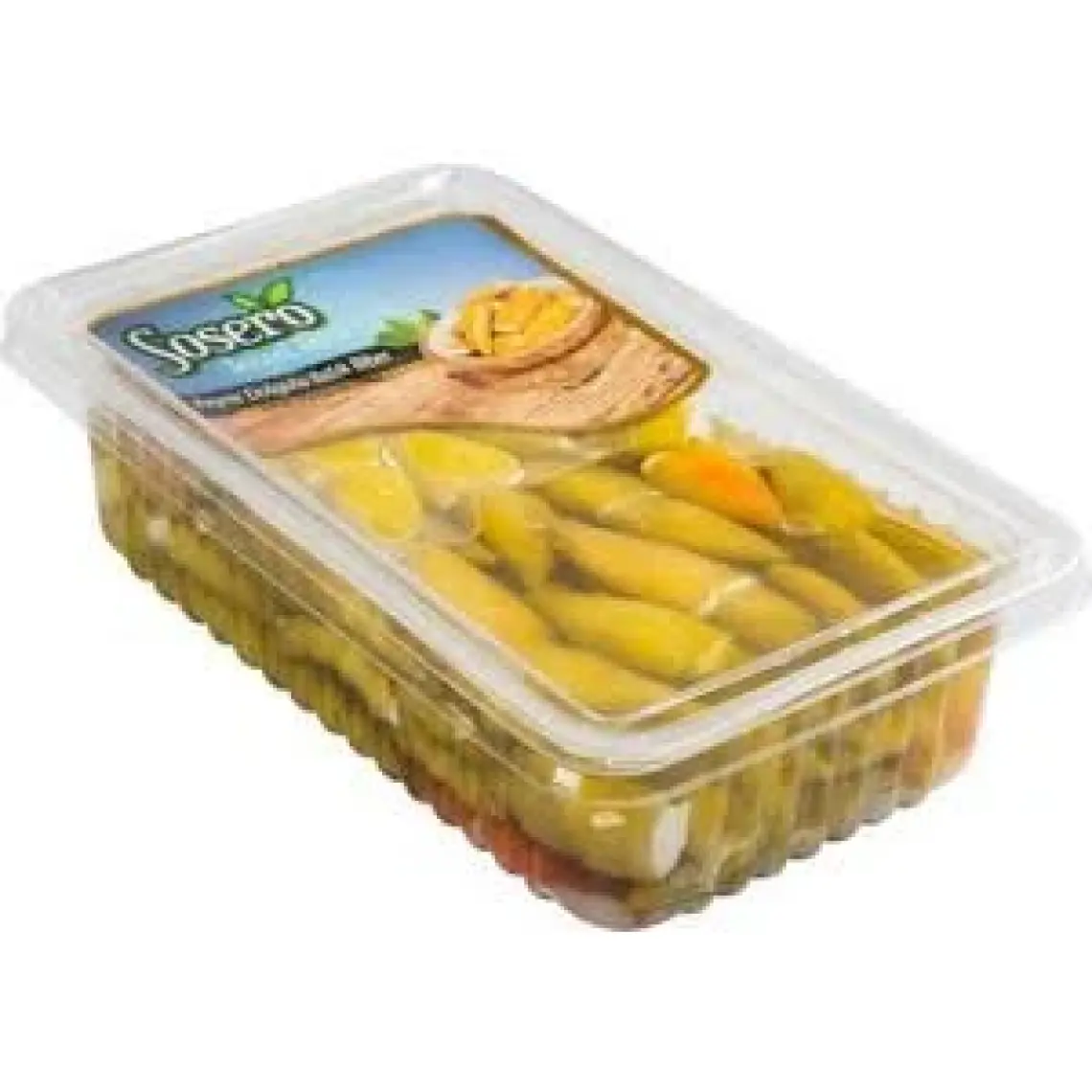 Sosero Peynir Dolgulu Sarı Biber 1300 gr Tabak