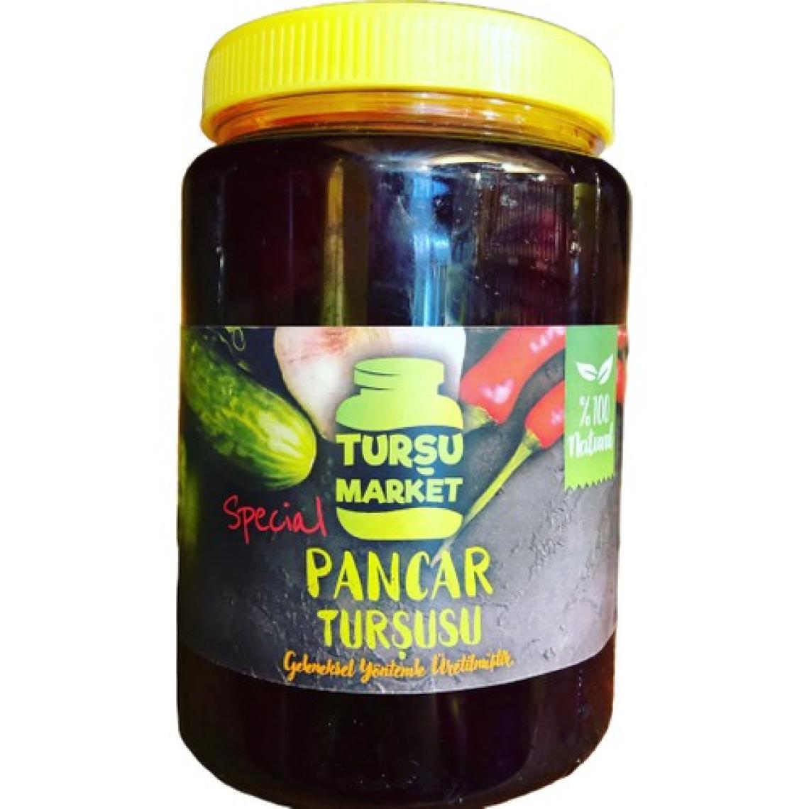 Turşu Market Hakiki Çubuk Turşusu  1 lt  Kırmızı Pancar