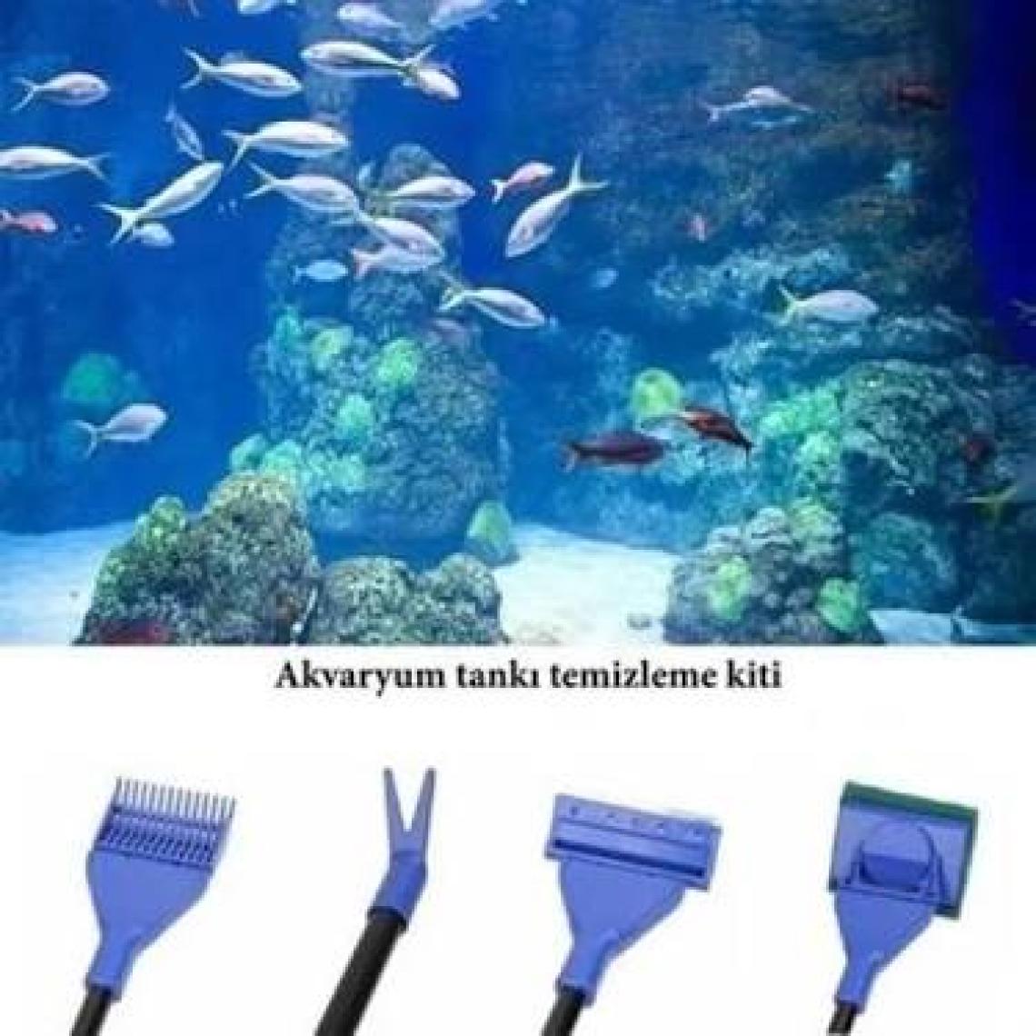 Buffer 5 In 1 Akvaryum Tankı Temizleme Seti Akvaryum Balığı Bakım Seti
