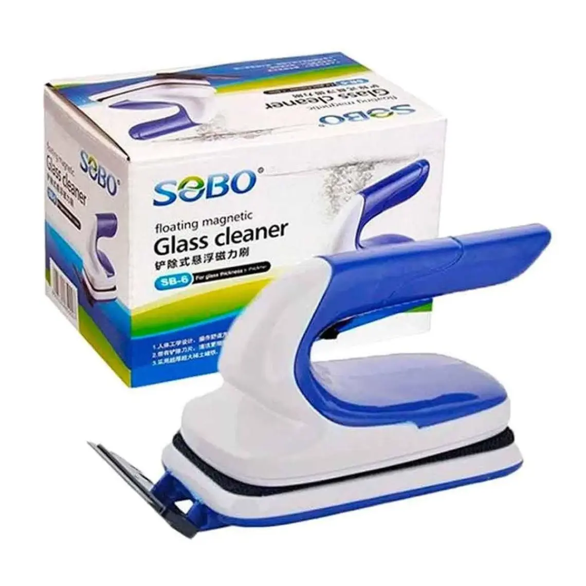 Sobo Tutmalı Mıknatıslı Akvaryum Sileceği 4-6 mm İçin