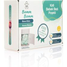 Bamm Bamm 2000 Kirli Bebek Bezi Kapasiteli Çöp Poşeti