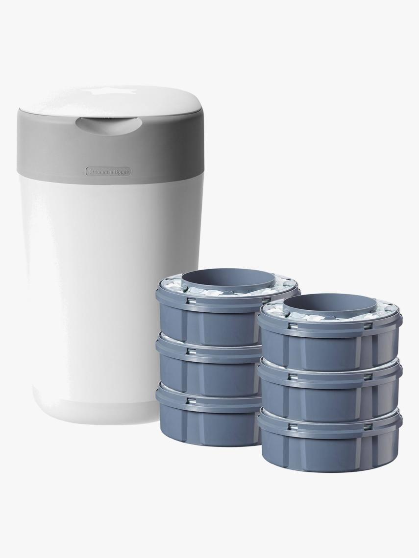 Tommee Tippee Twist&click Bebek Bezi Çöp Kovası Sistemi + 6'lı Kartuş Çöp Poşeti