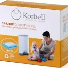 Korbell 1485 Adet Kirli Bebek Bezi Kapasiteli Çöp Poşeti