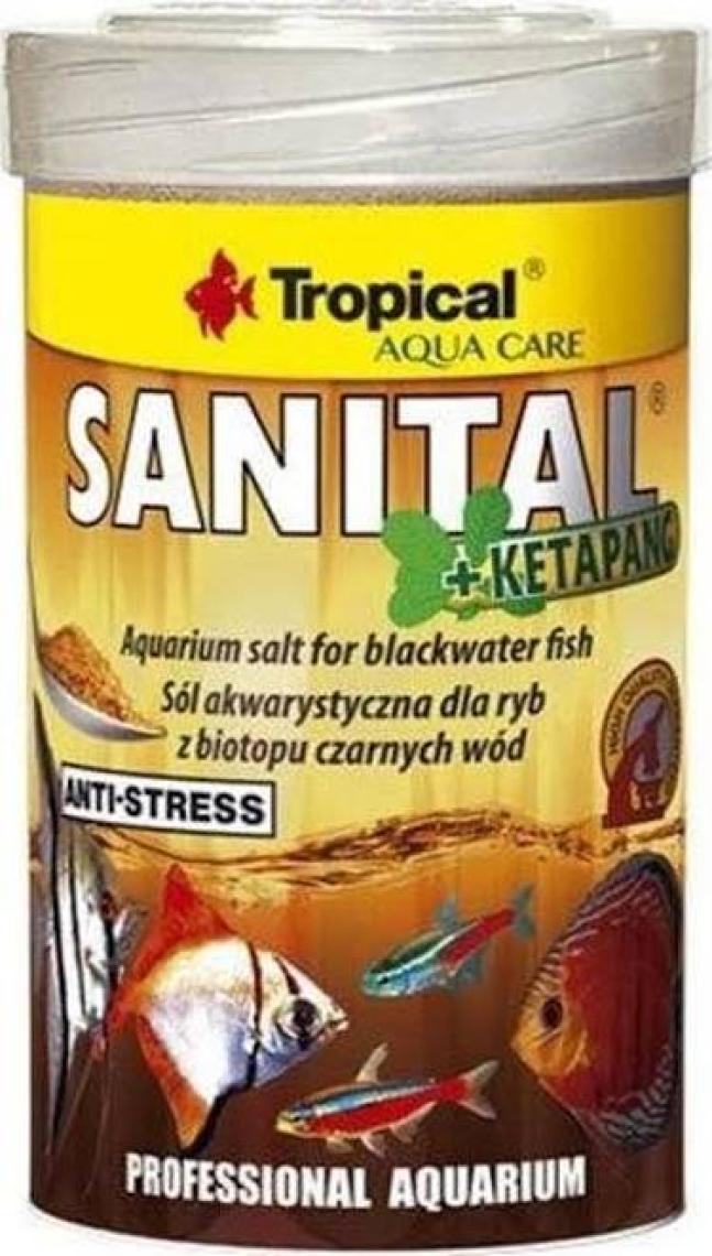 Tropical Sanital +Ketapang 100ml Akvaryum Tuzu