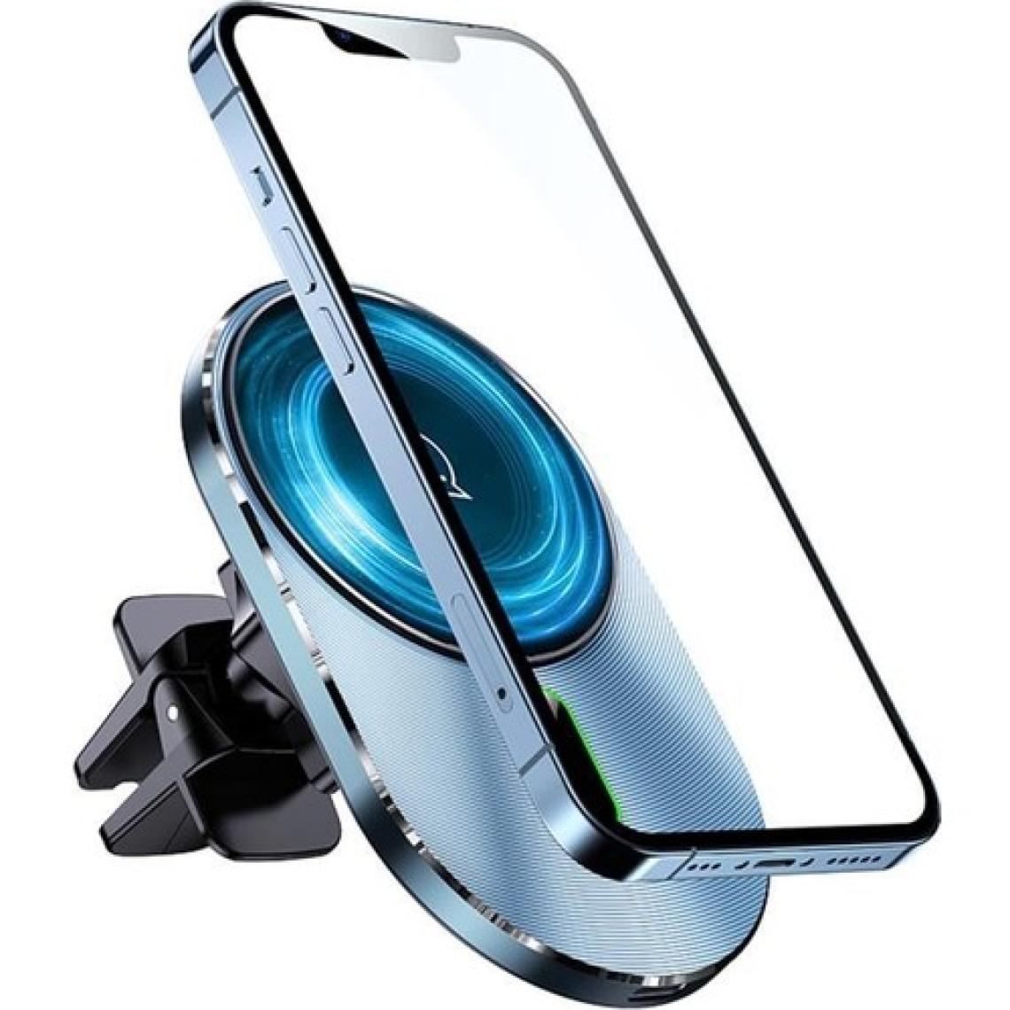 Usams US-CD170 15W 2in1 Typec Magsefe, iPhone Uyumlu Manyetik Kablosuz Şarj ve Araç Içi Telefon Tutucu