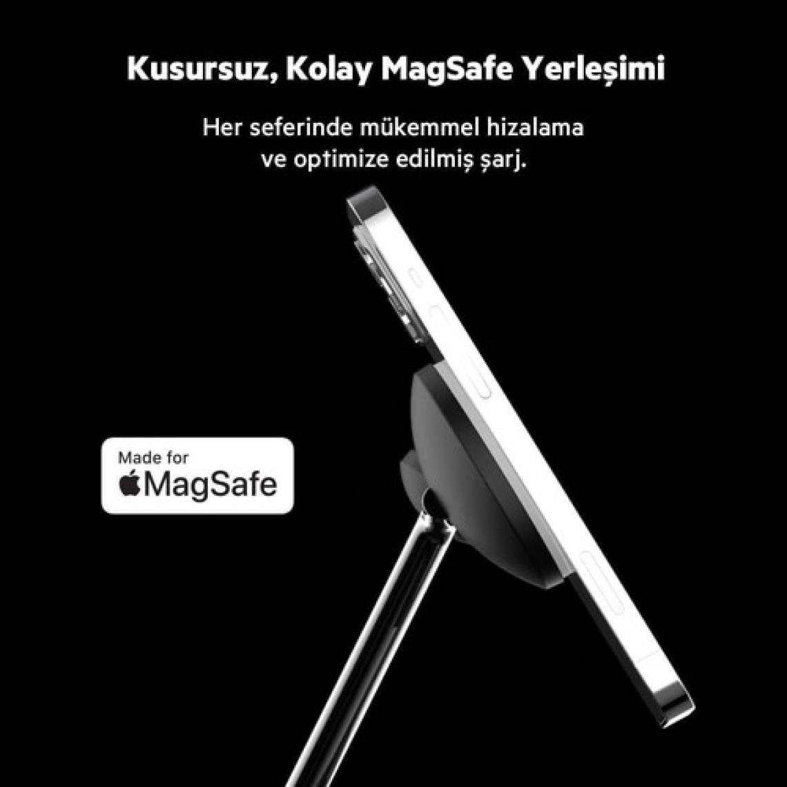 Belkin Boost Charge Pro WIZ009VFBK 3in1 Siyah Hızlı Kablosuz Şarj Aleti