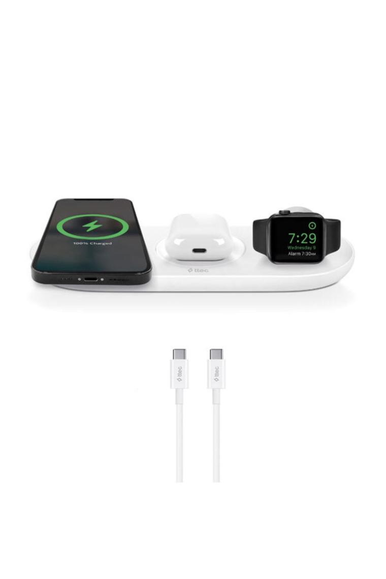 AirCharger Trio 3’ü 1 Arada iPhone + Apple Watch + AirPods Kablosuz Hızlı Şarj Aleti