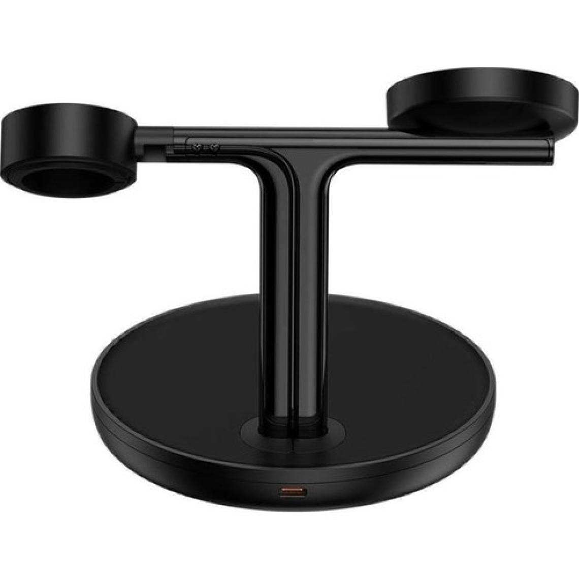 Baseus Swan 3 In 1 Wireless Magnetic Bracket 20W Kablosuz Hızlı Şarj Cihazı Universal Version