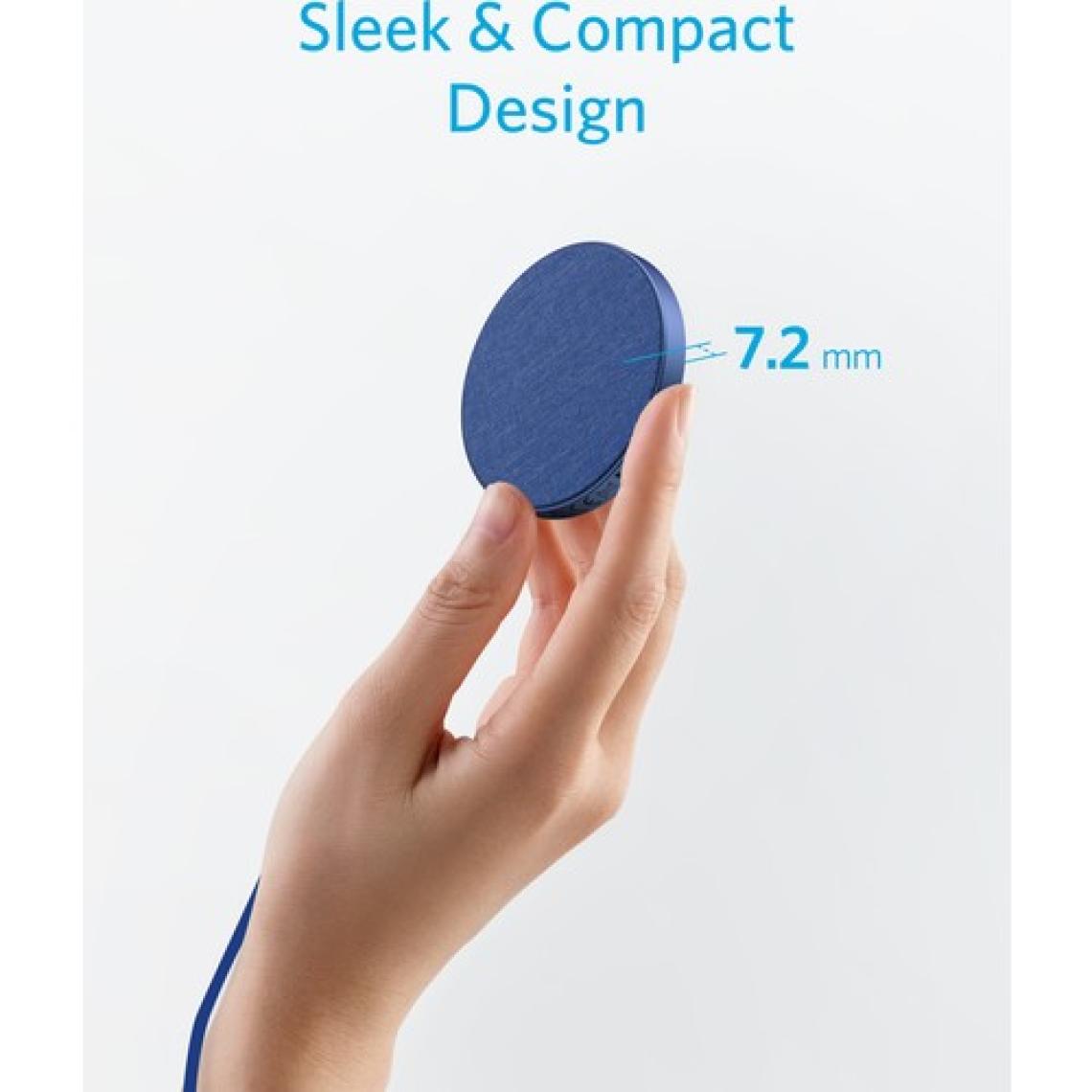 Anker Powerwave Select Plus Type-C Mavi Kablosuz Şarj Cihazı