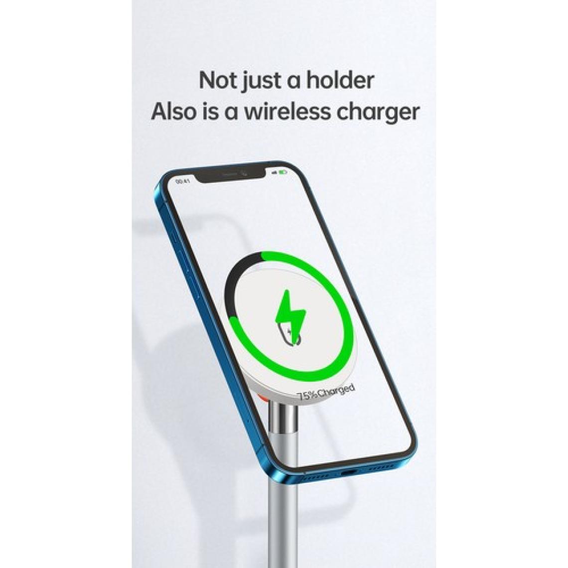 Mcdodo 2in1 15W Magsafe iPhone Uyumlu Air Pods Kablosuz Şarj Standı Beyaz CH-7340