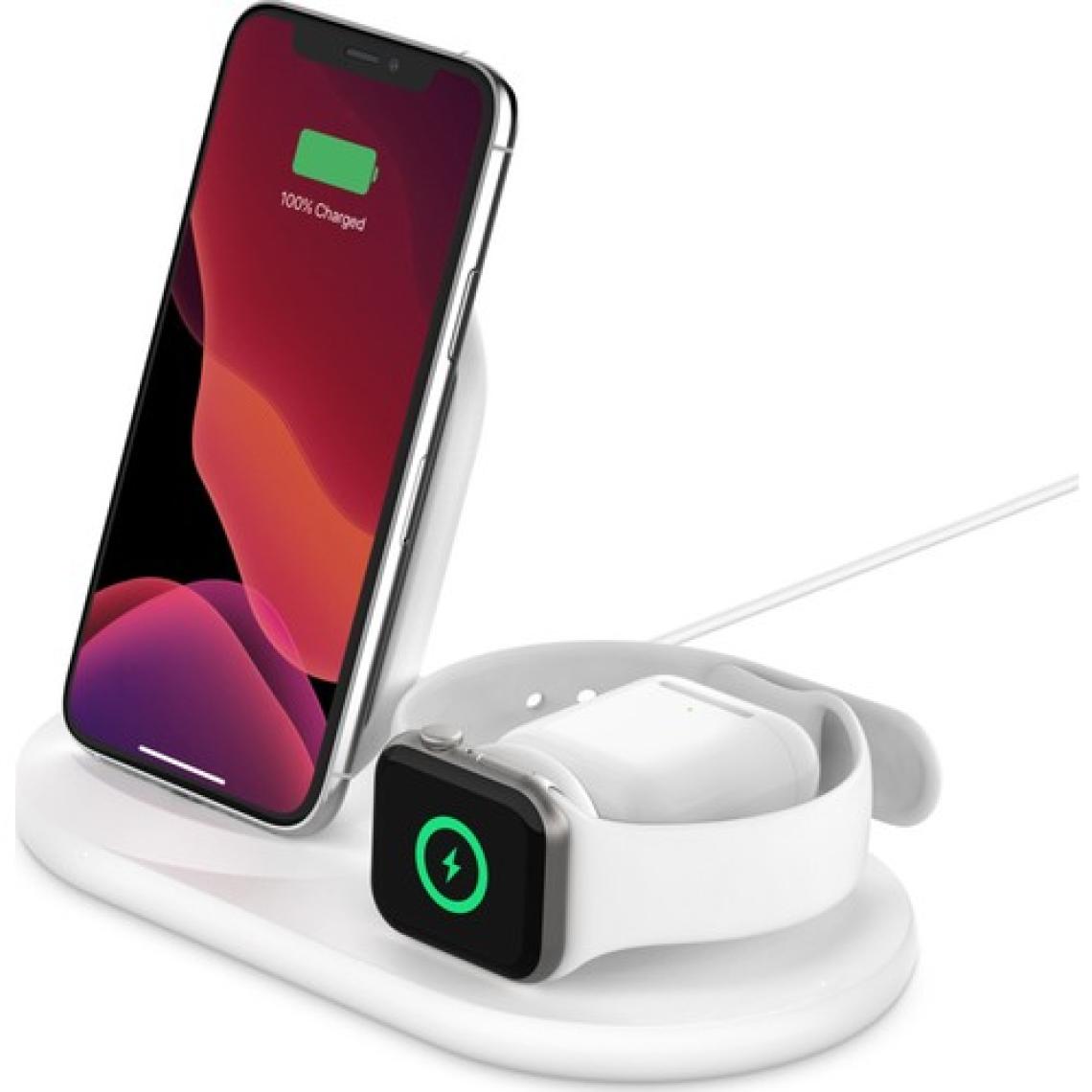 Belkin Boost↑charge™ 3'ü 1 Arada Apple Ürünleriniz Için Kablosuz Şarj Cihazı