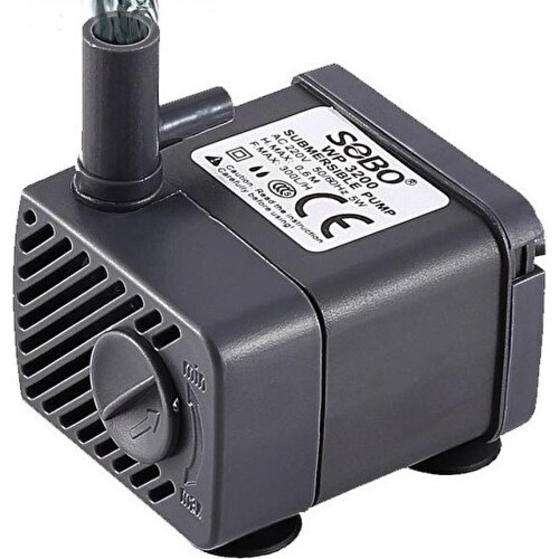 Sobo WP-3200 Akvaryum Kafa Sump Motoru 5W 300 Lt Saat
