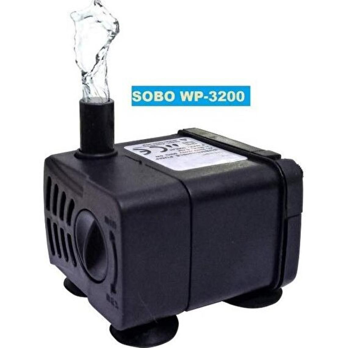 Sobo WP-3200 Akvaryum Kafa Sump Motoru 5W 300 Lt Saat