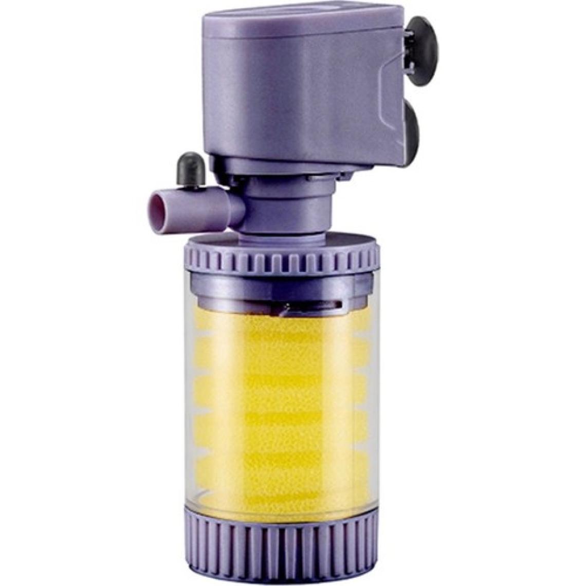 Jingye Akvaryum Şeffaf Iç Filtre Siyah 4W, 400L/H