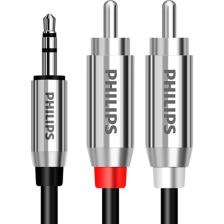 Philips SWR2120C/93 3.5 mm Stereo Aux Kablo / Rca Erkek Ses Kablosu - 2 Metre