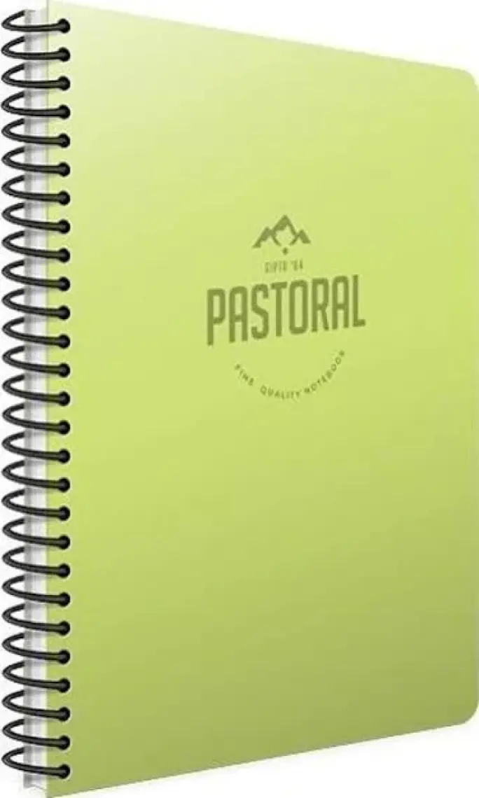 Gıpta Pastoral Spiralli Plastik Kapak Defter A4 96 Yp.Kareli