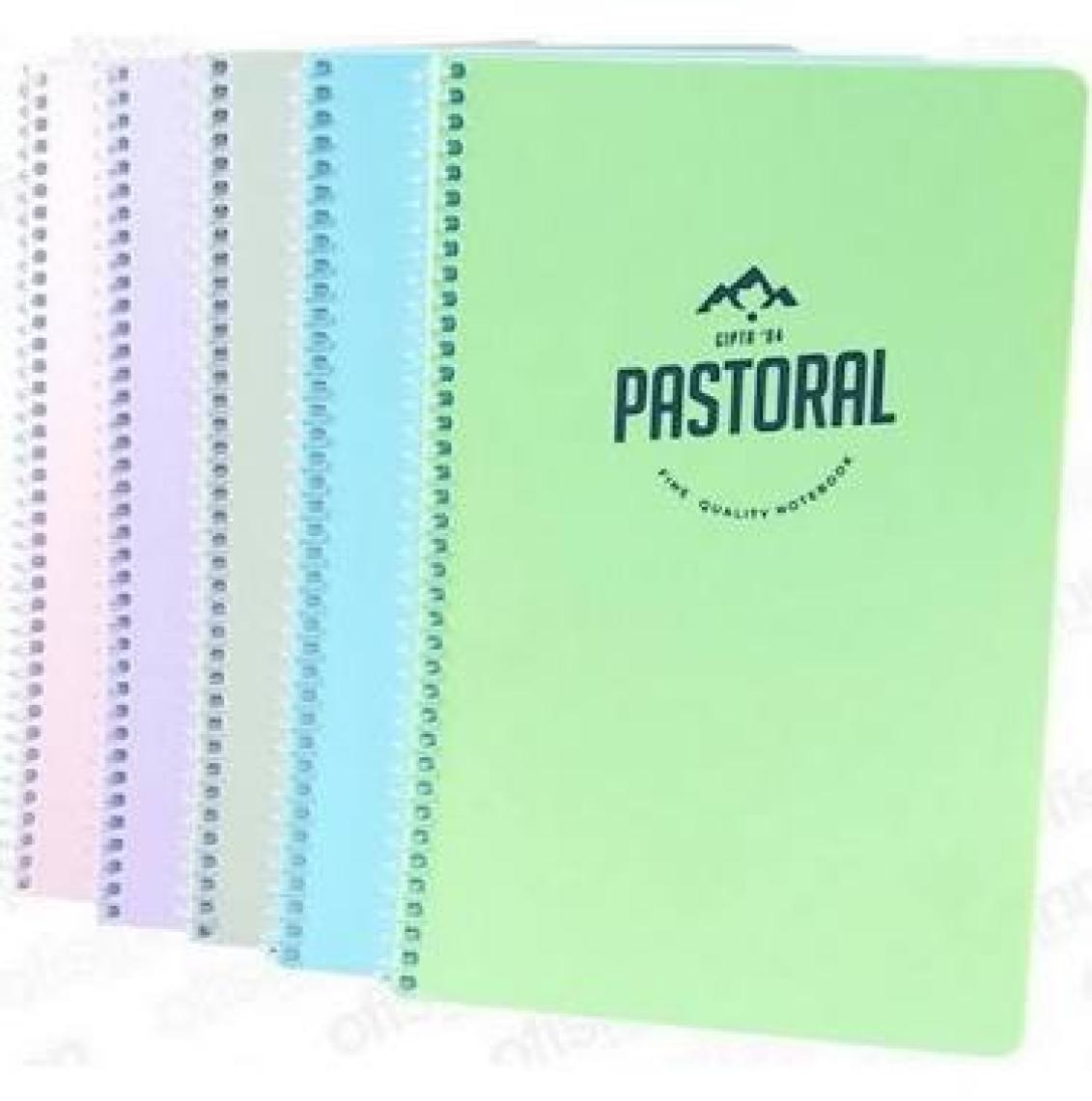 Gıpta Pastoral Defter Kareli Spiralli Plastik Kapak Defter A4 72 Yaprak 1 Adet