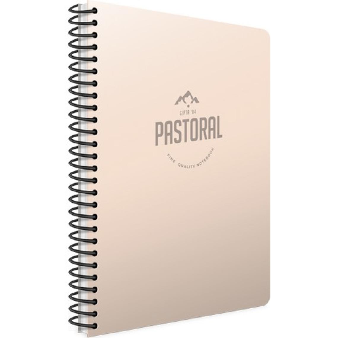 Gıpta Pastoral Spiralli Plastik Kapak Defter A4 96 Yp.Kareli