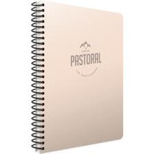 Gıpta Pastoral Spiralli Plastik Kapak Defter A4 96 Yp.Kareli