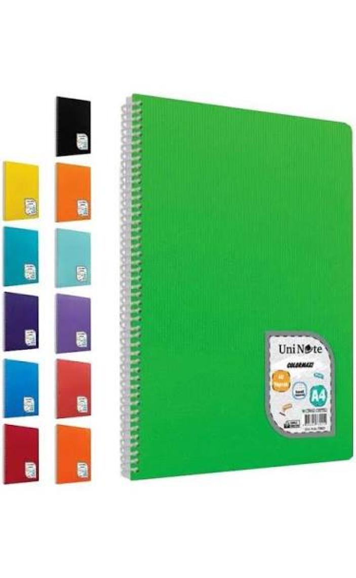 Uninote Colormaxı A4 Sp.Pp Kapak 40 Yp. Kareli