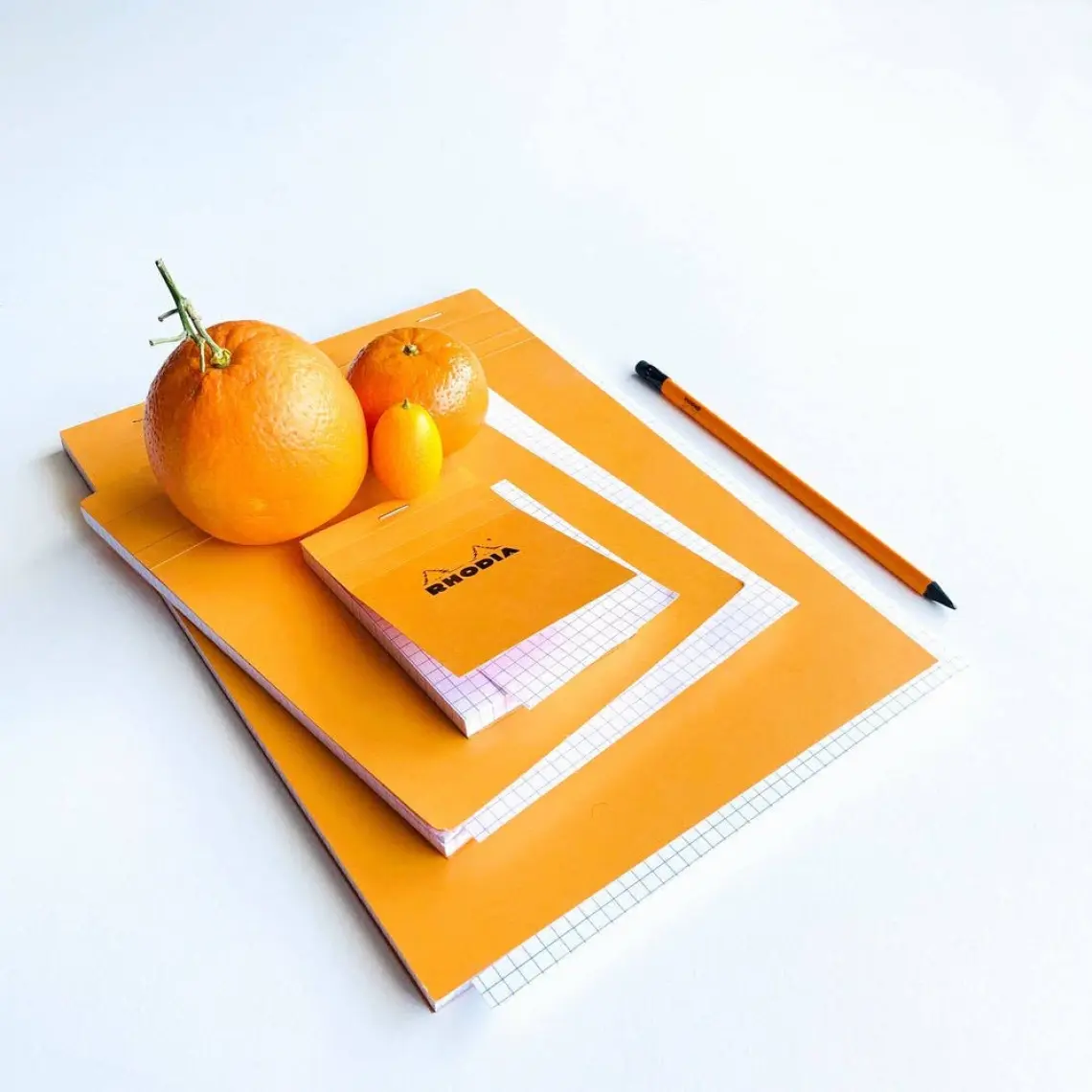 Rhodia Bsc A7 Kareli Bloknot Turuncu kpk 80gr