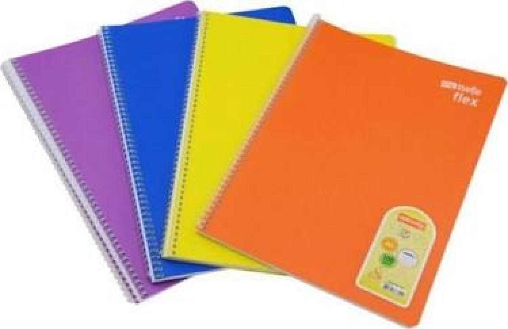 Mynote Flex Spiralli PP Defter A4 100 Yaprak Kareli