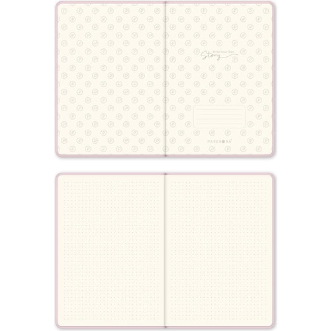A5 Bullet Journal Noktalı Defter 140 Gr. 80 Yaprak Cotton Candy