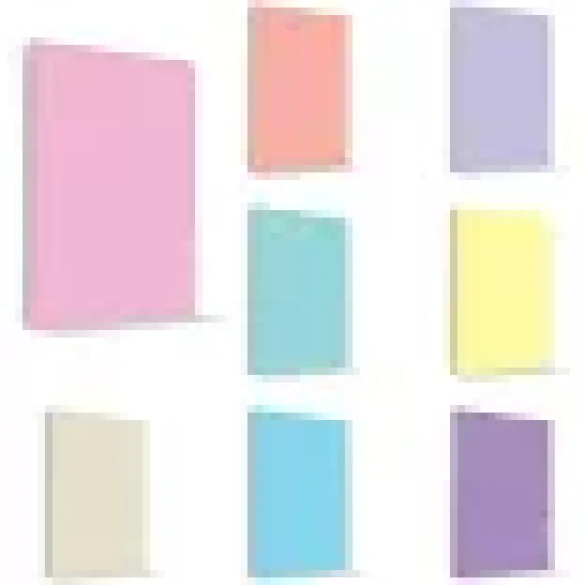 Uninote Pastel Spiralli Pp Kapak A4 96 Yp. Çizgili