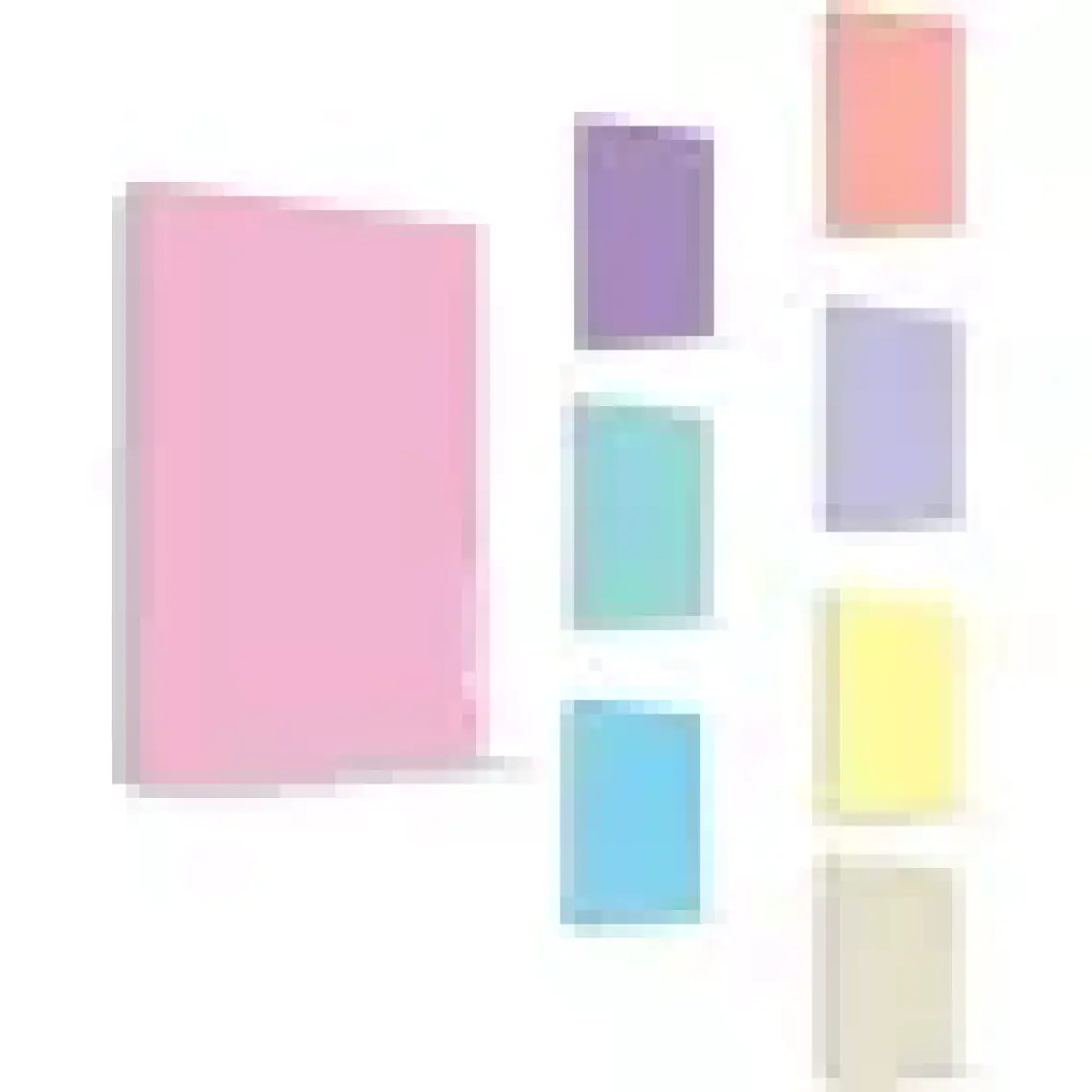 Uninote Pastel Spiralli Pp Kapak A4 96 Yp. Çizgili
