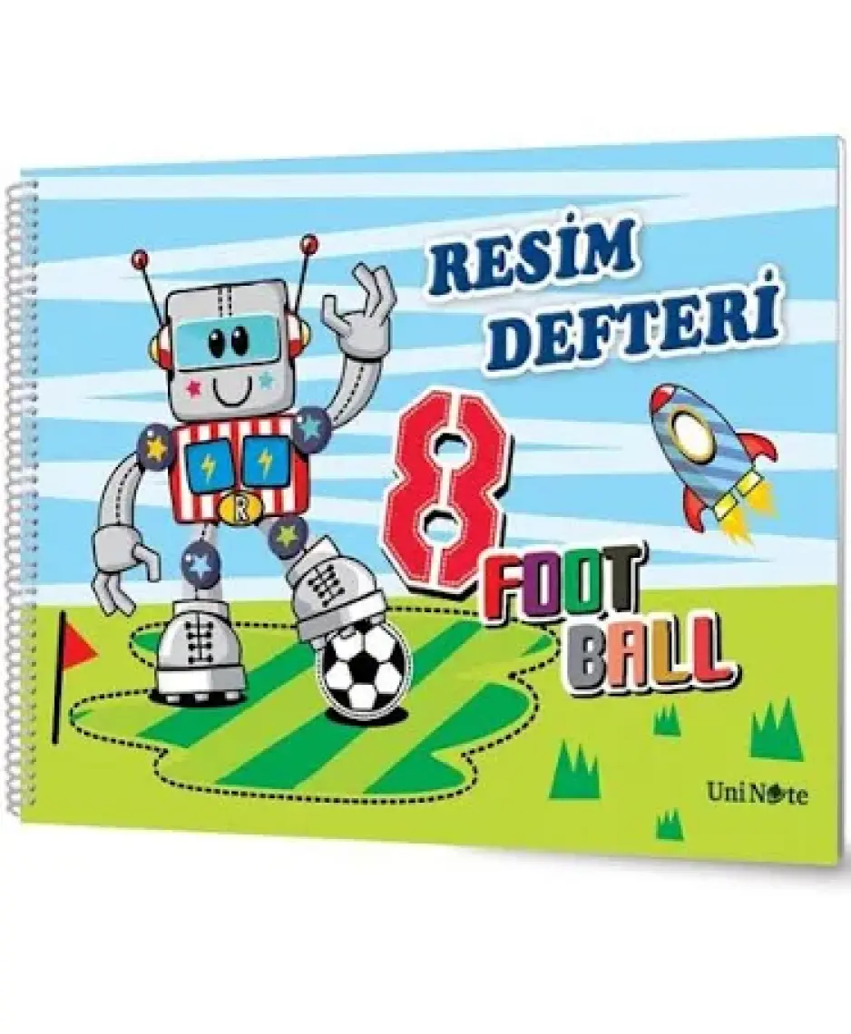 Uninote Spiralli Resim Defteri 24*34 15 Yp.
