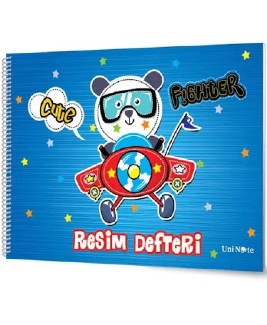 Uninote Spiralli Resim Defteri 24*34 15 Yp.