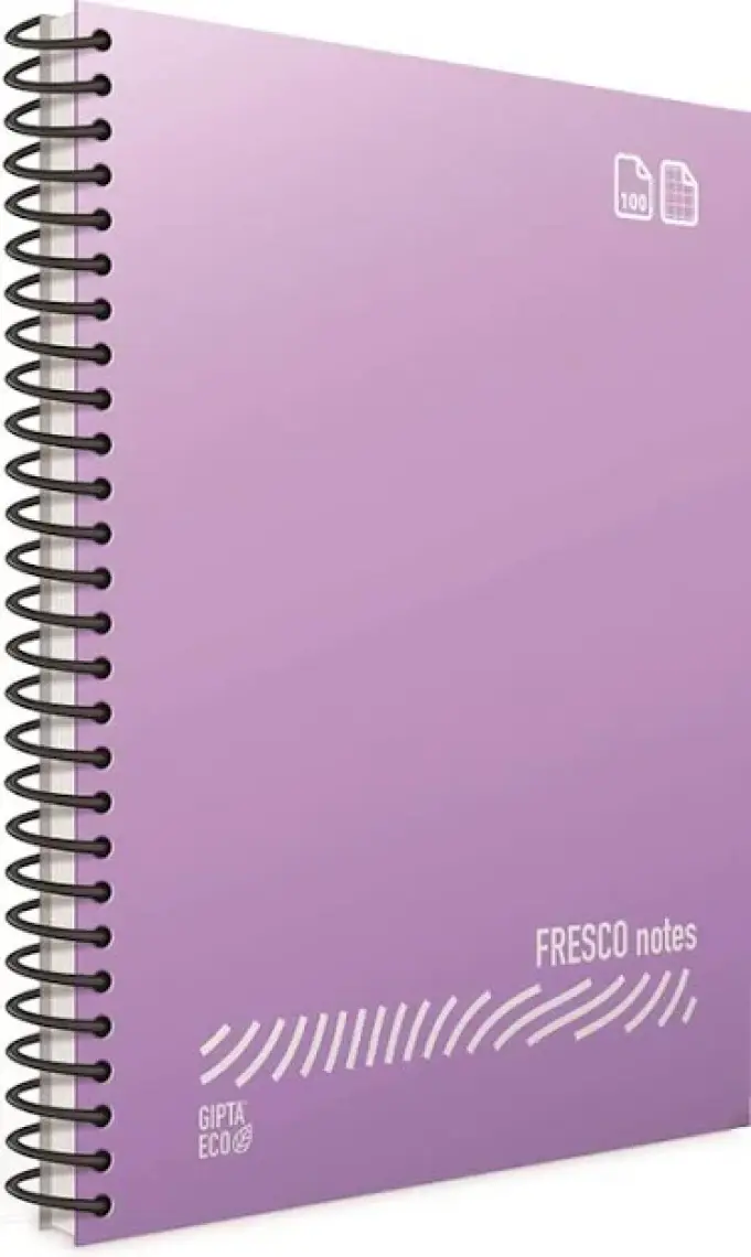 Gıpta Fresco A4 72 Yaprak Çizgili Spiralli Plastik Kapaklı Defter