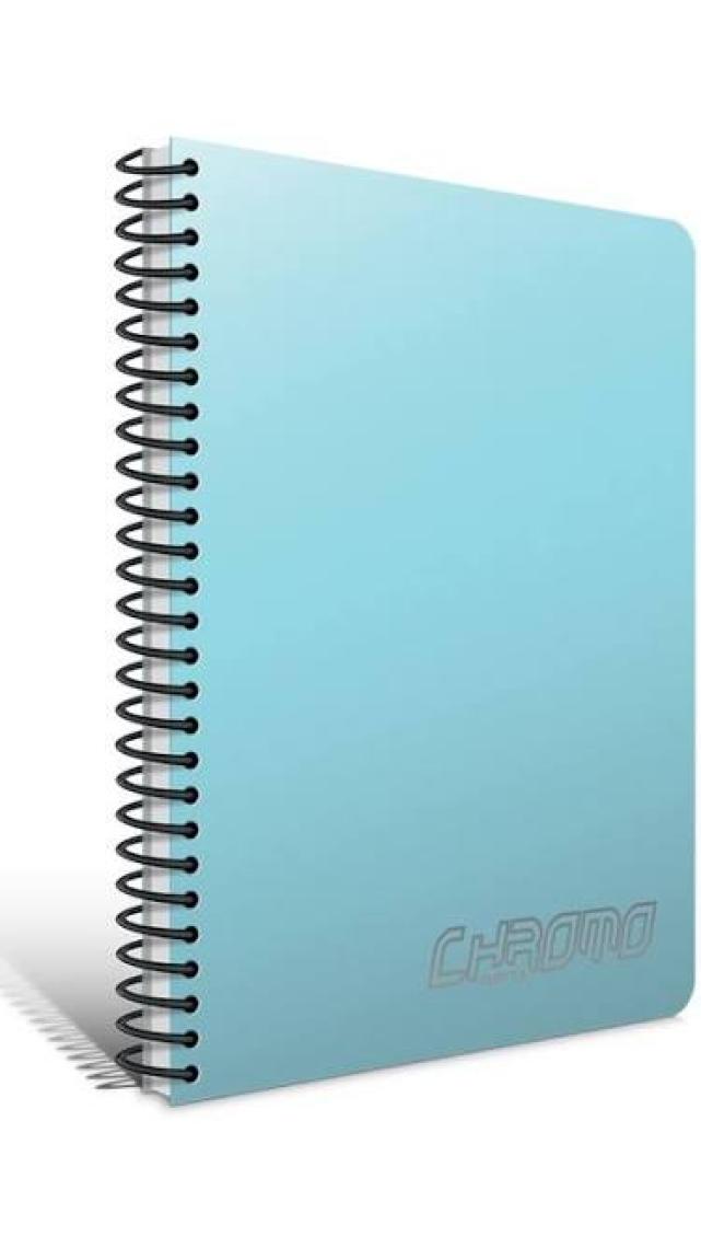 Gıpta Chromo Spiralli PP Kapak Defter A4 Çizgili 100yp 1491