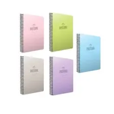 Gıpta Pastoral Spiralli Pp. Kapak Defter A4 72 Yaprak Kareli 4'lü