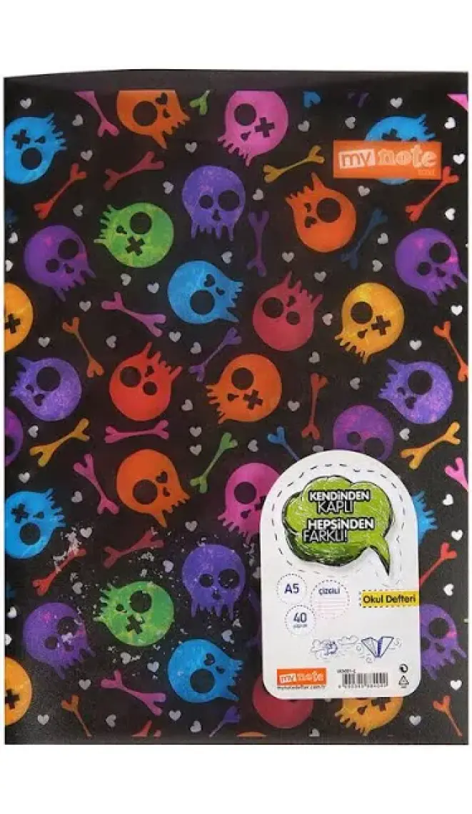 Mynote Text Up Defter A5 40 Yp Çizgili UC6001-Ç