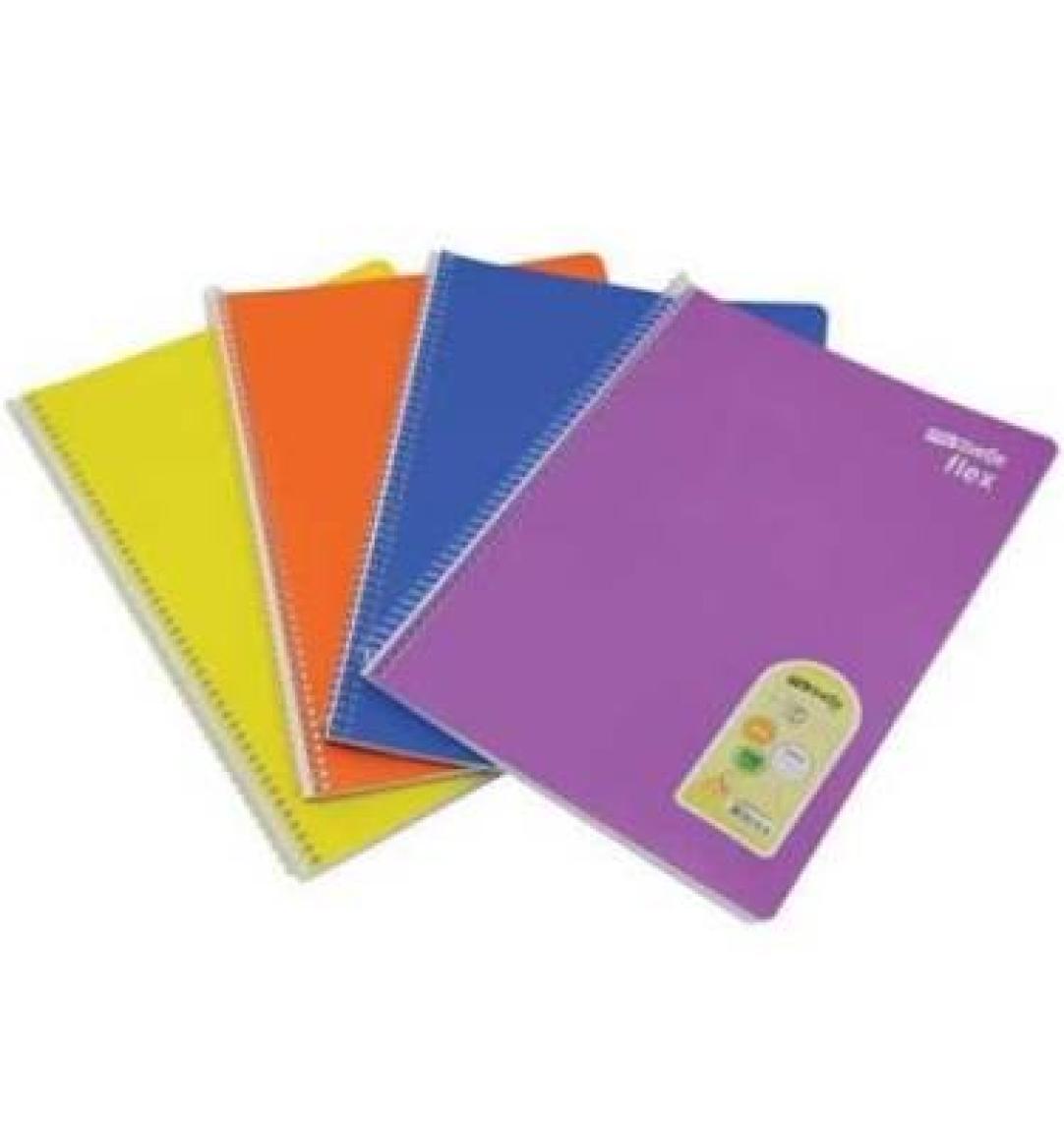 Mynote Flex Pastel Defter Spiralli Pp Kapak 80YP Kareli A4 1 Adet