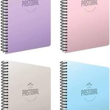 Gıpta Pastoral Spiralli PP Kapak A4 120 Yaprak Çizgili Okul Defteri 4'lü Set