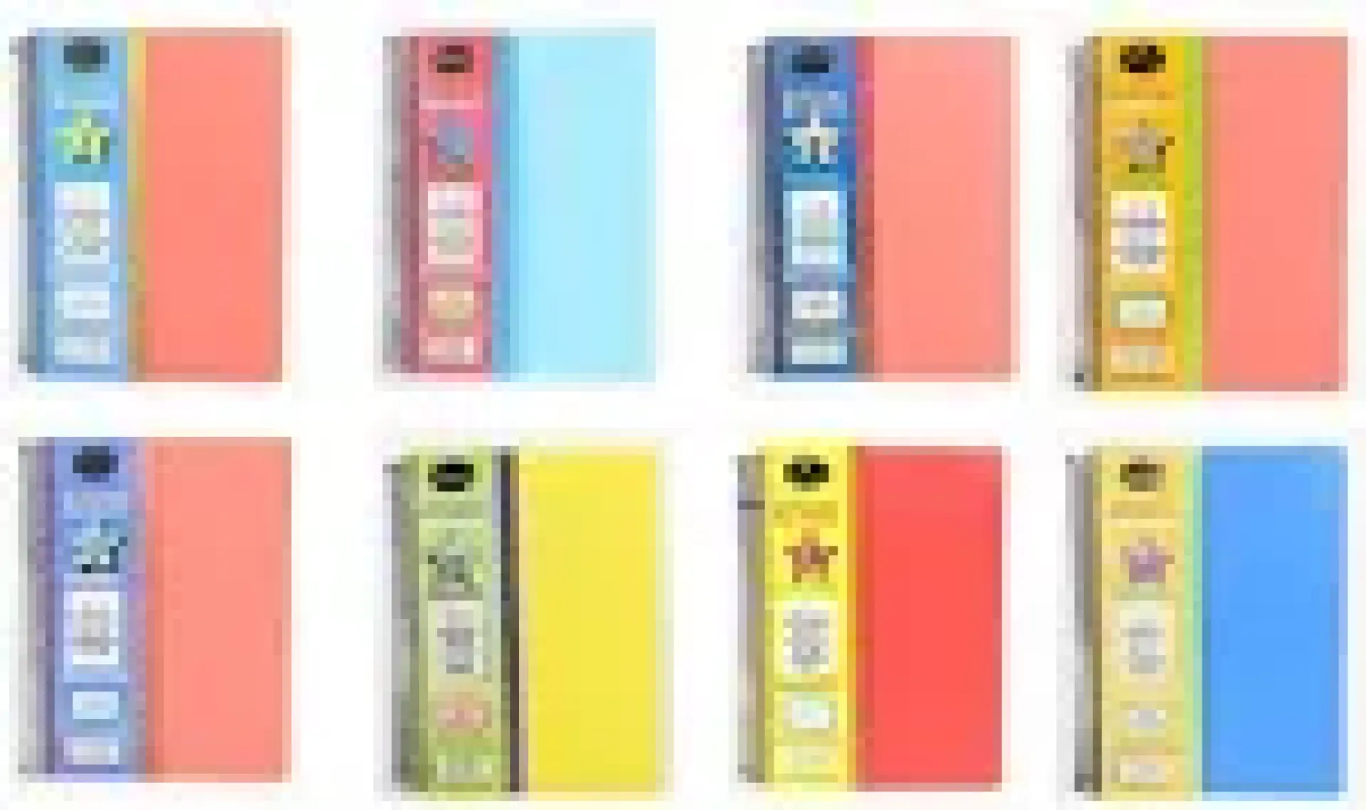 Defne Star Spiralli A4 Plastik Kapak Ayraçlı Defter 6 Kareli+2 Çizgili 200 Yaprak