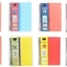 Defne Star Spiralli A4 Plastik Kapak Ayraçlı Defter 6 Kareli+2 Çizgili 200 Yaprak