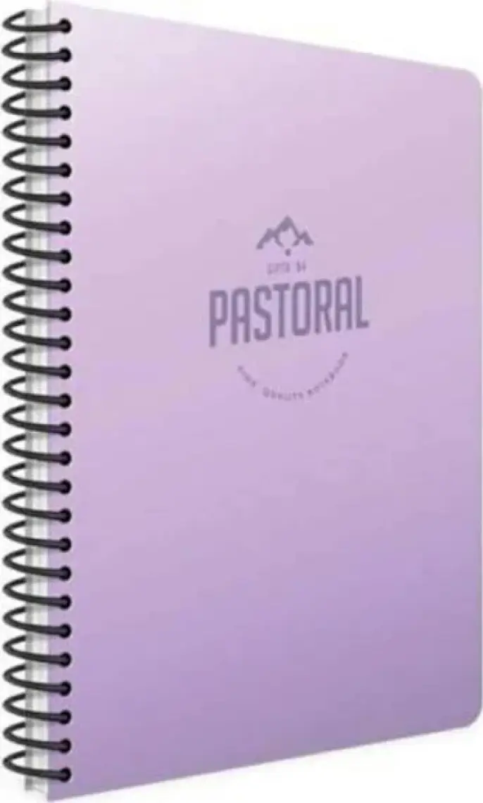 Gıpta Pastoral Spiral Plastik Kapak Defter 17X24 72 Yp.Kareli